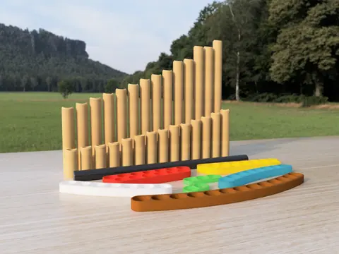 Daphnis: a 3D-Printable Pan Flute, photo 1 of 1