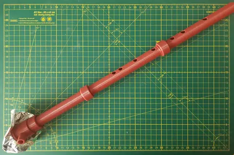 The assembled wide version with foil over the membrane end