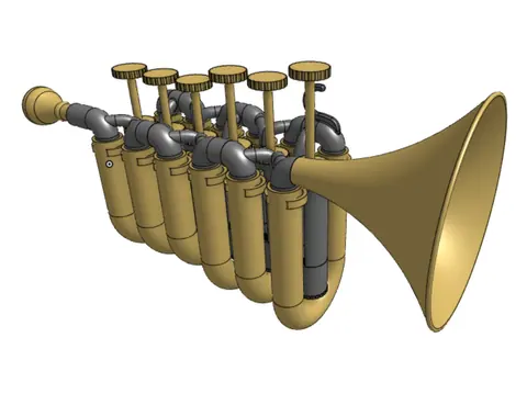 Overly-Complicated Trumpet, photo 6 of 6