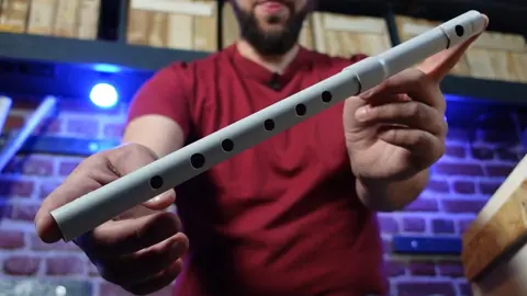 Side Blown Flute in A Major, photo 2 of 6
